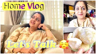 Home Vlog | Let’s Talk 🥰| Sindhu Krishna
