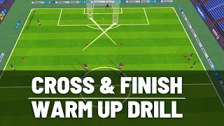 Crossing & Finishing Drill | U13, U14, U15 | Football/Soccer | 2021
