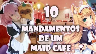 10 MANDAMENTOS DE UM MAID CAFE | Maid Cafe no Japão