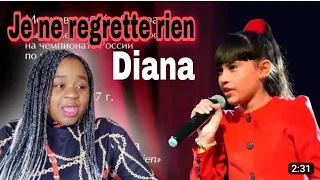 Little Diana Ankudinova - 'Non Je Regrette Rien' Karaoke (Reaction)