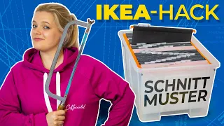 IKEA-Hack zur Schnittmusteraufbewahrung  | Ordnung im Nähzimmer - Teil 4 | DIY-Tutorial | LaLilly