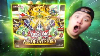 *KONAMI’S NEW TCG SET IS GAME-BREAKING* Opening The GODLY Yu-Gi-Oh! AGE OF OVERLORD Booster Box!