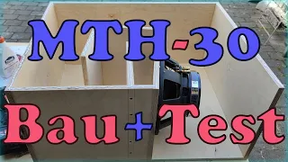 MTH-30 Bau und Test | Subwoofer Selbstbau | PA-Horn | Tapped Horn Bass