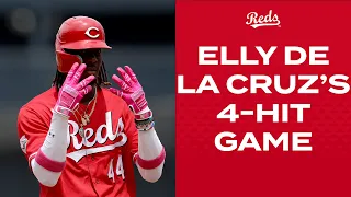 Elly De La Cruz FOUR-HIT game