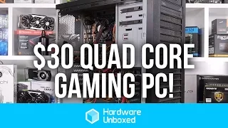 $30 Quad Core Gaming Computer: Benchmarks Dota 2, Overwatch, Rocket League & More!