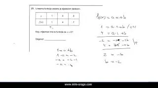 Državna matura ljeto 2012. - matematika zadatak br.21. - zbirka potpuno riješenih zadataka