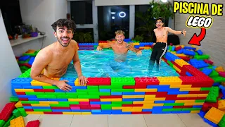 HICIMOS UNA PISCINA DE LEGOS EN MI CASA!