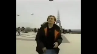 Leonardo DiCaprio exploring Paris with MTV in 1995.