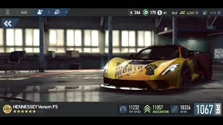 NFS No Limits | Hennessey Venom F5 | Stage 6 Maxed