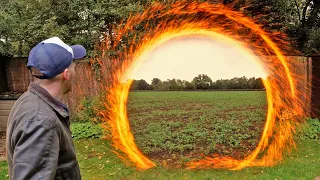 Stepping through a PORTAL like Doctor Strange! (After Effects, no plugins)