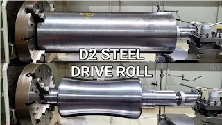 Drive Roll | D2 STEEL | Heavy Machining | Hankook CNC LATHE