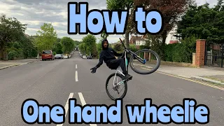 How to do a one hand wheelies