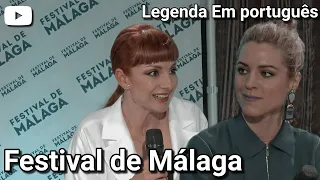 Najwa Nimri & Maggie Civantos: Festival Málaga • Legenda em Português