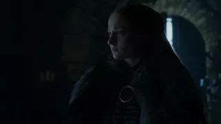Game of Thrones 7x06 - Sansa And Arya's Faces