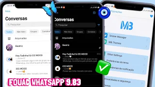 SAIU🔥 NOVA ATUALIZAÇÃO DO WHATSAPP IGUAL DE IPHONE NO ANDROID V.9.83.