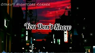 Ofenbach | You Don't Know Me [Nightcore]