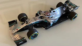 Diecast Mercedes AMG W10 F1 - Lewis Hamilton 2019 Minichamps - modelcar 1/18 Fórmula 1