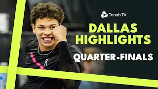 Shelton Faces Thompson; Tiafoe & Giron Clash | Dallas 2024 Quarter-Final Highlights