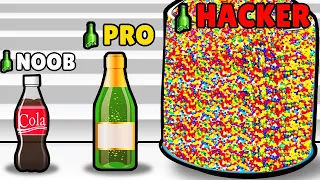 NOOB vs PRO vs HACKER in Fragile Roll 3D
