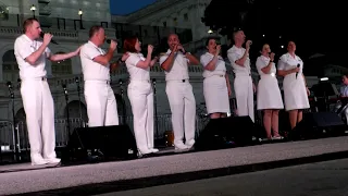 United States Navy Band Sea Chanters chorus @ the U.S. Capitol. "I'll Be There" July 31, 2023