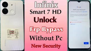 INFINIX Smart 7 HD Frp Bypass | Without Pc | Infinix Smart 7 Hd Google Account Forgot Password