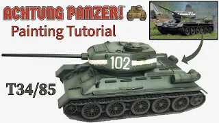 28mm Russian Tank T34 Painting Guide | Achtung Panzer | Bolt Action |