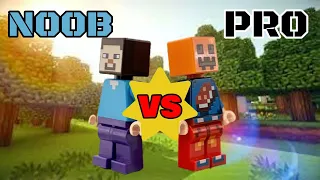 Lego Minecraft NOOB vs PRO: Quartz house