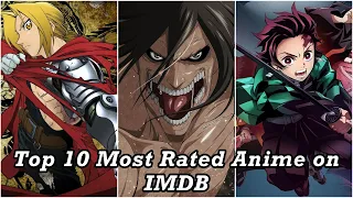 Top 10 Most Rated Anime on IMDB