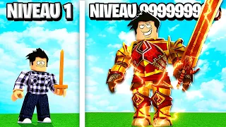 JE SUIS UN GÉANT NIVEAU 999,999,999 DANS ROBLOX !