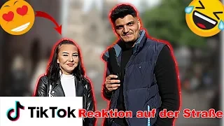 TikTok REAKTION auf der STREET 😱😂(Streetcomedy | Nürnberg)