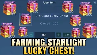 STARLIGHT LUCKY CHEST IN 12 ACCOUNTS || WHAT CAN WE GET WITH 100 CHESTS?