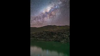 Night Starry Sky Ambient Music ⭐️ | Sky Landscape ⭐️ | Sunrise in the City ⭐️