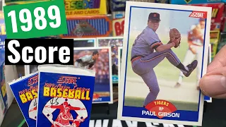1989 Score Baseball Box Break - Junk Wax Rip!