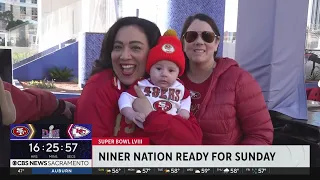 Sacramento 49ers fans touch down in Las Vegas just a day ahead of Super Bowl