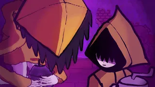 six x mono ‘s dark fate  - Little nightmares 2 animation - spoilers