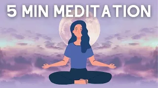 5 Minute Meditation You Can Do Anywhere 🙏🏽 (Stress-Relief, Anxiety-Relief, Mindfulness Moment)