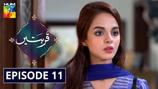 Qurbatain Episode 11 HUM TV Drama 11 August 2020