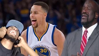 LMAO YOU GET NO LOVE CURRY!! BEST SHAQTIN A FOOL 2016 PLAYOFFS MOMENTS REACTION!