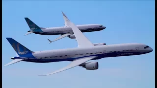 Boeing 787-10 Dreamliner and 737 MAX 9 Fly Together in Dramatic Display