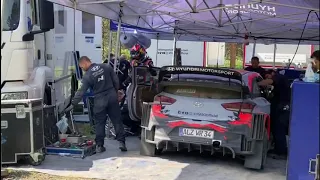 Thierry Neuville Hyundai i20 WRC test