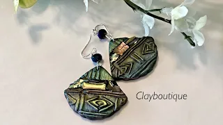 Polymer Clay EASY ‘Sparkling Duo’ Earrings