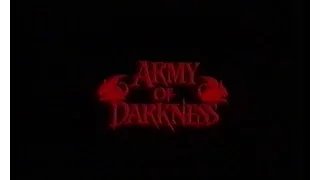 Armia ciemności (1992) (Army of Darkness) zwiastun VHS