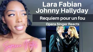 Opera Singer Reacts to Lara Fabian & Johnny Hallyday | Requiem Pour un Fou | Performance Analysis |