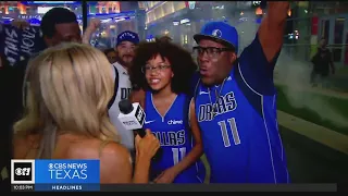 Mavs fans celebrate Game 6 win over Thunder