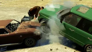 No Seatbelt Car Crashes #13 - GTA 4 (Euphoria Ragdolls)