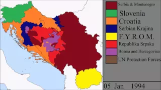 The Breakup of Yugoslavia: Every Week