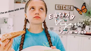 Picky teen tries eating vegan for a week | what I ate and my experience