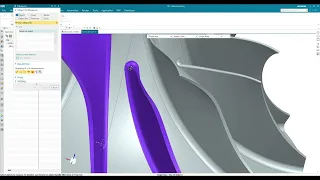 Siemens NX CAM - 5 Axis Milling (Impeller)