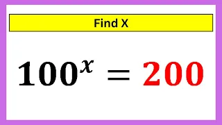 🔴Nice Exponential Math Simplification | Math Olympiad | Find the Value Of X