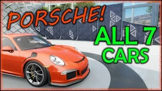 Forza Horizon 3 - Porsche Car Pack! All 7 Cars - Forzavista Showcase + Performance Specs (April DLC)